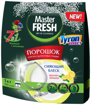 Порошок для посудомоечной машины Master Fresh Лимон - мл 1 000г -шт