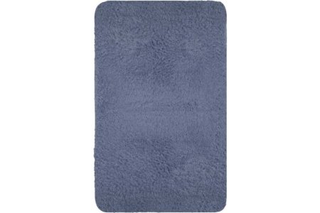 Коврик для ванной комнаты Woolly 50х80см цвет голубой