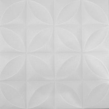 Потолок клеевой  SOLID  С2004 Белый 500х500х3