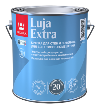 Краска водно-дисперсионная Tikkurila LUJA EXTRA основа для колеровки основа C 2,7 л