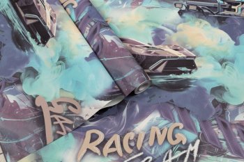 Обои флизелиновые Палитра Racing Team HC72349-67