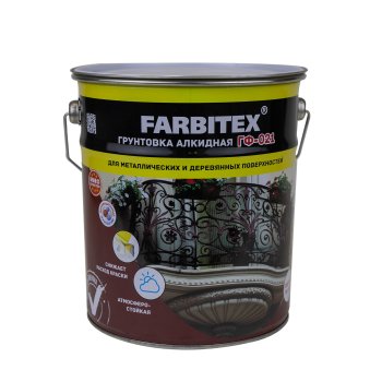 Грунтовка антикоррозионная ГФ-021 FARBITEX ABC-Farben 6 кг