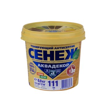 Антисептик Сенеж Аквадекор декоративный тик 0,9 кг