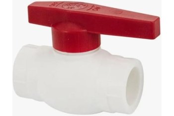 Кран шаровый ручка - рычаг 1/2" ВН-ВН ABS пластик