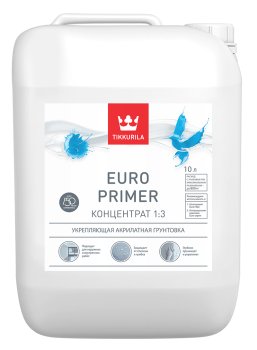 Грунтовка укрепляющая концентрат 1:3  Euro Primer Tikkurila 10 л