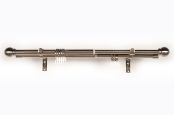 Карниз кованый телескоп двухрядный 160-300 нержавеющая сталь