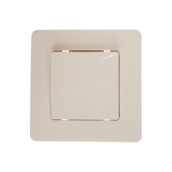 Выключатель встраиваемый Schneider Electric Blanca 1 кл. молочный без подсветки