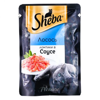 Корм консервированный для кошек Sheba Лосось 75г