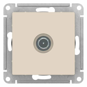 Розетка TV оконечная встраиваемая Schneider Electric AtlasDesign бежeвый