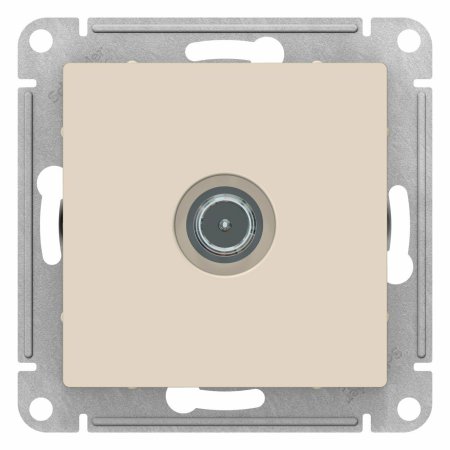 Розетка TV оконечная встраиваемая Schneider Electric AtlasDesign бежeвый