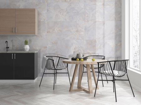 Керамогранит Onyx GT, slim,  цвет белый