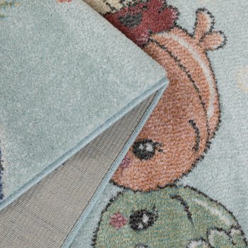 Ковёр интерьерный  BAMBINI прямой 1,7х1,2 м голубой