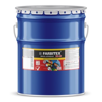 Эмаль алкидная универсальная ПФ-115 Farbitex ABC-Farben белая матовая 20 кг