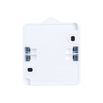 Выключатель накладной Schneider Electric Этюд IP44 2 кл. белый без подсветки