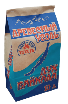 Уголь древесный Дух Байкала 1,3 кг 10 л