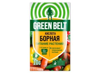 Удобрение Грин Бэлт Борная кислота 10 г