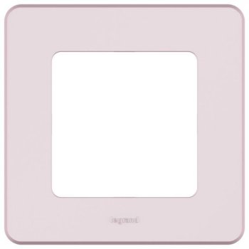 Рамка Legrand Inspiria 1 пост, цвет розовый