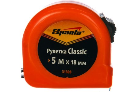 Рулетка Sparta 18 мм 5 м