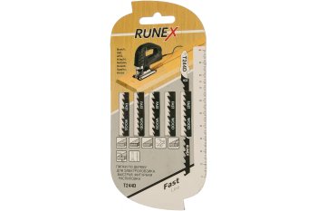 Пилка для лобзика Runex T244D 75 мм по дереву 2 шт.