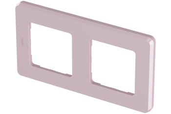 Рамка Legrand Inspiria 2 поста, цвет розовый