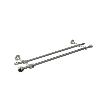 Карниз кованый двухрядный 160-302 платина