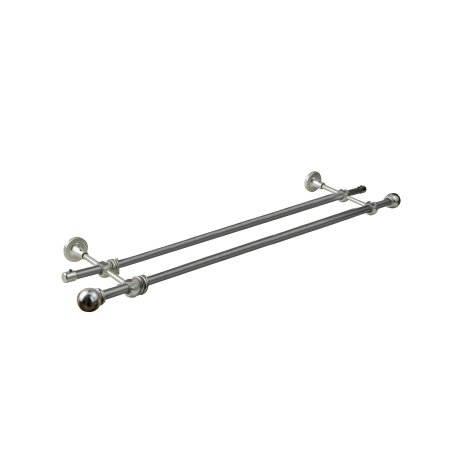 Карниз кованый двухрядный 160-302 платина