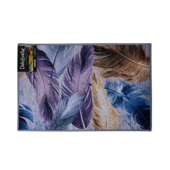 Коврик влаговпитывающий Dekorelle Velvet 60х40 см мультиколор