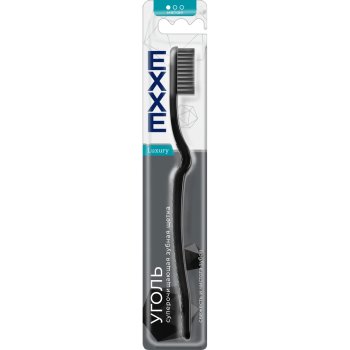 Зубная щетка Exxe Luxury, жесткость средняя