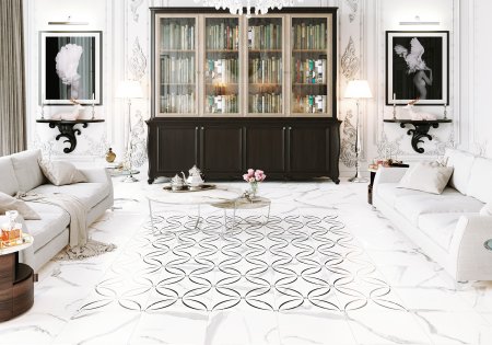 Керамогранит Vertus, Prima Calacatta,