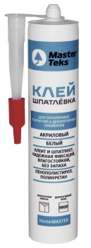 Клей для потолочных покрытий MasterTeks HomeMaster белый 400 гр