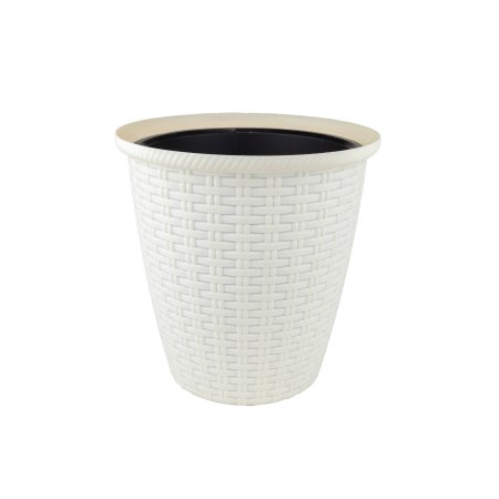 Кашпо  Rattan пластик 4,5 л