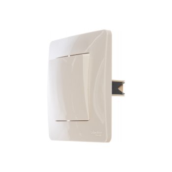 Выключатель встраиваемый Schneider Electric Blanca 1 кл. молочный без подсветки
