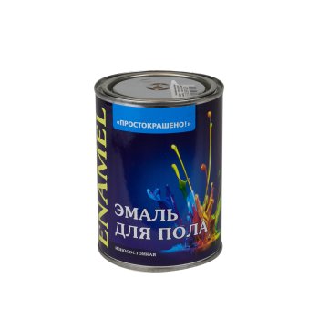 Эмаль алкидная для полов ПФ-266 Простокрашено Эмпилс желто-коричневая 0,9 кг
