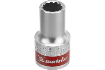 Головка торцевая для ключ-трещеток Matrix 10мм 1/2