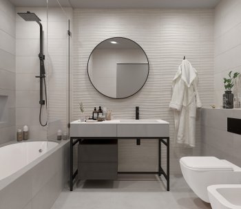Плитка настенная Eco Loft, светло-серая