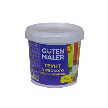 Грунтовка акриловая глубокого проникновения Guten Maler 1 кг