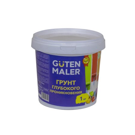 Грунтовка акриловая глубокого проникновения Guten Maler 1 кг
