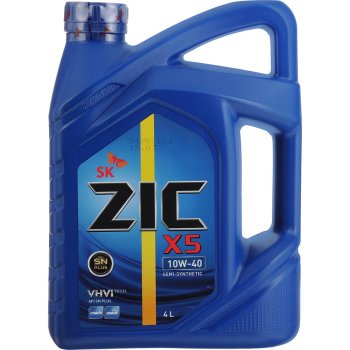 Масло моторное ZIC X5 10W40 4л SM