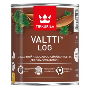 Антисептик Tikkurila Valtti LOG декоративный основа ЕС 0,9 л