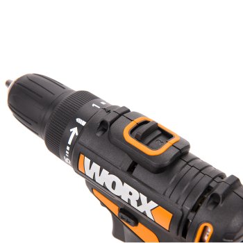 Дрель-шуруповерт аккумуляторная Worx WX101.1 Li-lon 20В 2x1,5Ач 30Нм