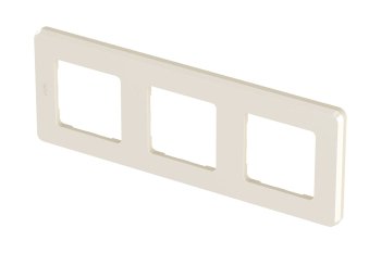 Рамка Legrand Inspiria 3 поста, цвет слоновая кость