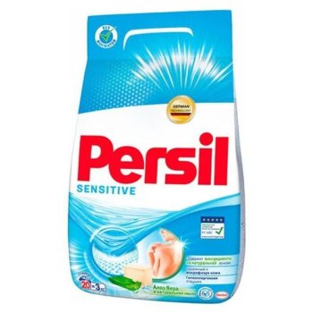 Порошок Persil Эксперт Сенситив для всех типов стирки 3 кг для всех видов ткани, кроме шелка