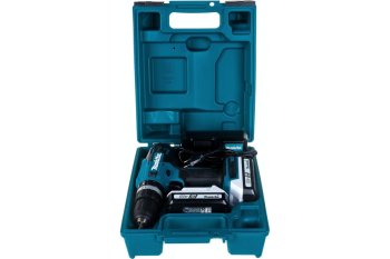Дрель-шуруповерт аккумуляторная Makita HP488DWE Li-lon 18В 2x1,5Ач 42Нм