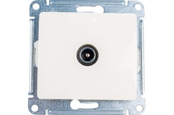 Розетка TV одиночная встраиваемая Schneider Electric Glossa бежeвый