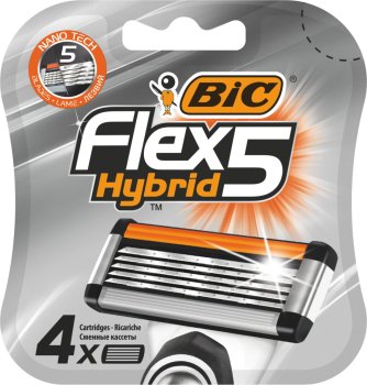 Кассеты сменные для бритвы BIC Флекс 4 шт