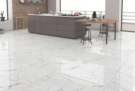 Керамогранит Elegant Statuario GT,  цвет белый