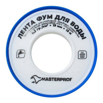 Лента Фум MasterProf 19 мм 15 м