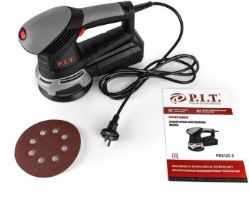 Шлифмашина орбитальная P.I.T. PDS125-C 500Вт 125мм