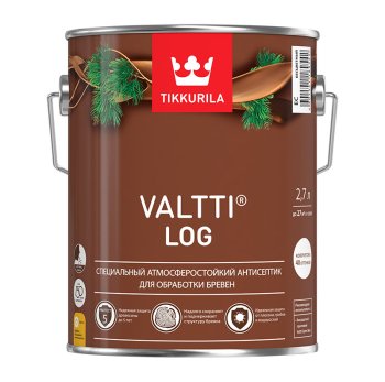 Антисептик Tikkurila Valtti LOG декоративный основа ЕС 2,7 л