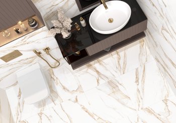 Керамогранит Sandy Carrara,  цвет белый
